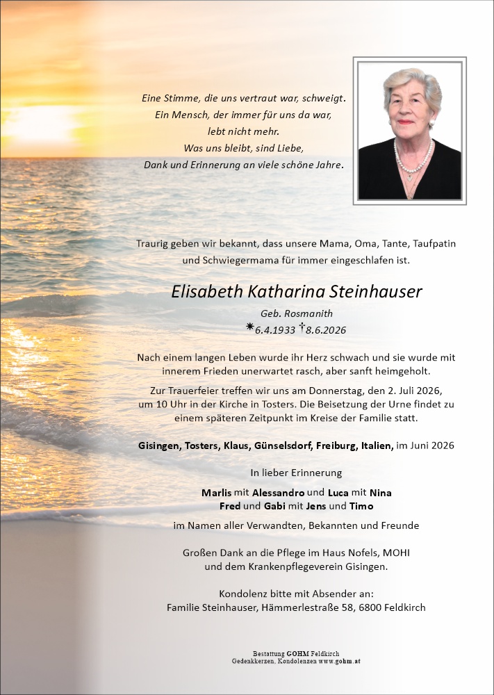 Elisabeth Katharina Steinhauser